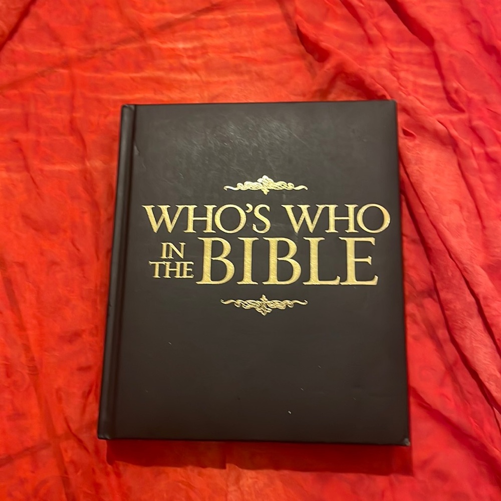 National Geographic limited edition table book who is who in the bible